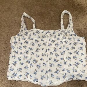 Hollister Blue Floral Camisole